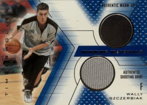 Wally Szczerbiak　2001/02 SPx Winning Materials