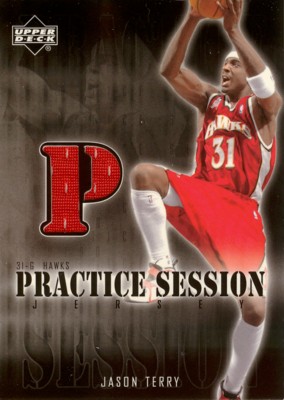 Jason Terry　2002/03 Upper Deck Practice Session Jersey