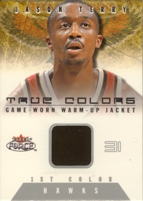 Jason Terry　2001/02 Fleer Force True Colors 1st Color Warm-Up 400枚限定！