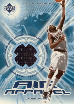James Posey　2002/03 Upper Deck Air Apparel Jersey