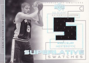 Radoslav Nesterovic　2003/04 UD Glass Superlative Swathes