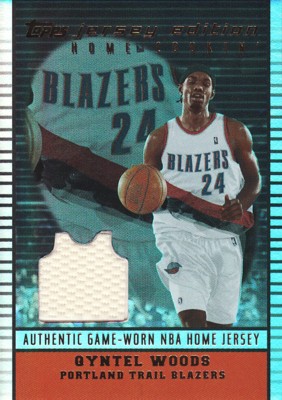 Qyntel Woods　2002/03 Topps Jersey Edition Home Jersey