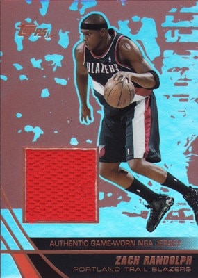 Zach Randolph　2003/04 Topps Jersey Edition Jersey Copper 99枚限定！