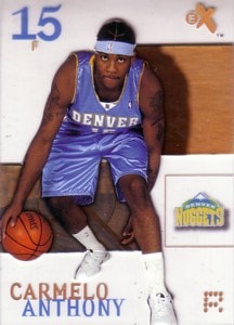 Carmelo Anthony　2003/04 E-X Rookie Card