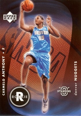 Carmelo Anthony 2003/04 UD Standing O Rookie Card