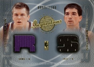 Joseph Crispin/John Stockton 2001/02 UD Inspirations Dual Jersey