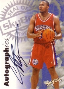 Clarence Weatherspoon　1997/98 Skybox Premium Autographics