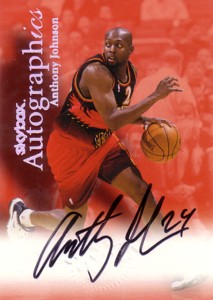 Anthony Johnson　1999/00 Skybox Premium Autographics