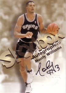 Monty Williams　1998/99 Skybox Premium Autographics
