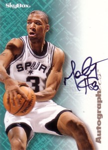 Monty Williams　1996/97 Skybox Premium Autographics