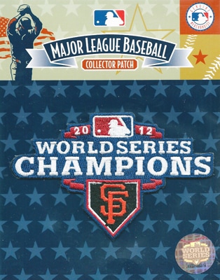 MLB 2012 ワールドシリーズ 優勝記念ロゴパッチ (サンフランシスコ・ジャイアンツ) / 2012 World Series Champions Logo Patch San Francisco Giants