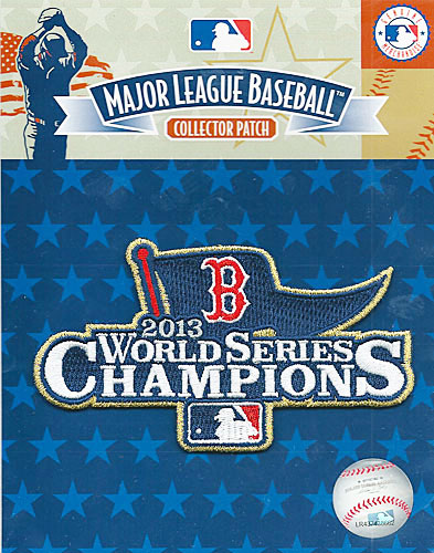 ボストン・レッドソックス MLB 2013 ワールドシリーズ 優勝記念 ゴールドロゴパッチ / Boston Red Sox 2013 World Series Gold Champions Logo Patch