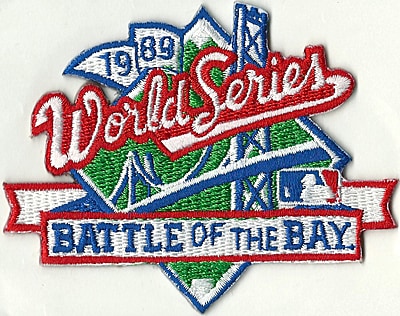 MLB 1989 ワールドシリーズロゴパッチ Battle of The Bay / World Series