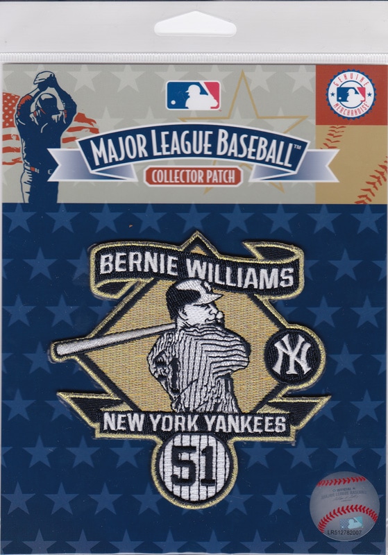 MLB バーニー・ウィリアムス 引退記念ロゴパッチ / New York Yankees Bernie Williams Commemorative Retirement Patch ★9/18入荷