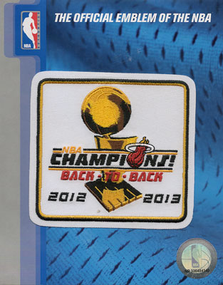 NBA 2013 マイアミヒート NBA Champion 記念ロゴパッチ / Miami Heat