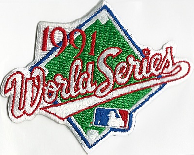 MLB 1991 ワールドシリーズロゴパッチ / World Series