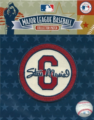 MLB 2013 スタン・ミュージアル メモリアルロゴパッチ (クリーム) / 2013 Stan Musial Memorial Logo Patch