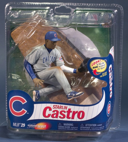 スターリン・カストロ マクファーレン MLB シリーズ29 (カブス/グレー/コレクターズレベル) 2000体限定！ / Starlin Castro