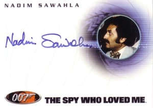Nadim Sawahla （Fakkesh）　007 James Bond Dangerous Liaisons 直筆サインカード