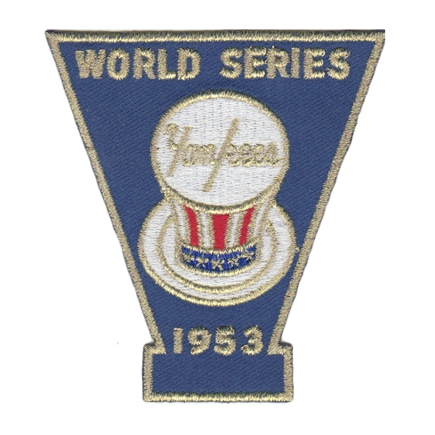【ニューヨーク ヤンキース】 1953ワールドシリーズ優勝記念ロゴパッチ (New York Yankees) (MLB) (メジャーリーグベースボール)(World Series)