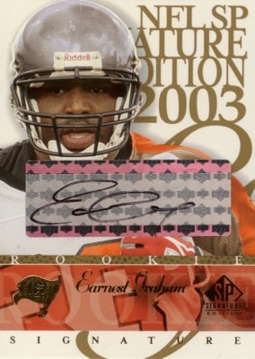 Earnest Graham 2003 SP Signature Autographs Black Ink