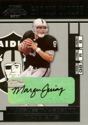 Marques Tuiasosopo 2001 Playoff Contenders Rookie Ticket Autograph