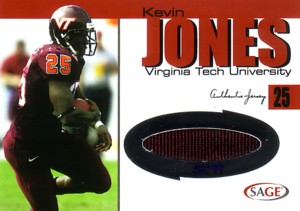 Kevin Jones　2004 Sage Jersey　99枚限定！