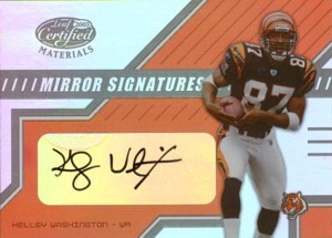 Kerry Washington 2003 Leaf Certified Materials Mirror Signatures 50枚限定！