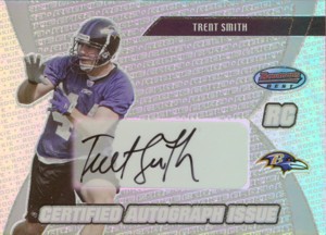 Trent Smith 2003 Bowman's Best Certified Autograph