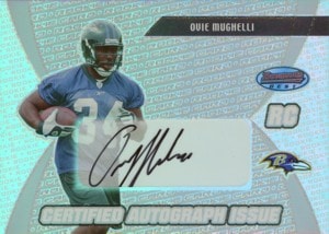 Ovie Mughelli 2003 Bowman's Best Certified Autograph