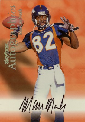 Marcus Nash 1999 Skybox Autographics
