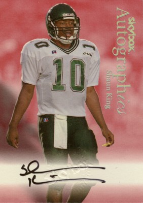 Shaun King 1999 Skybox Autographics