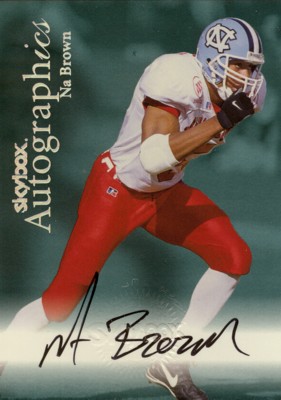 Na Brown 1999 Skybox Autographics