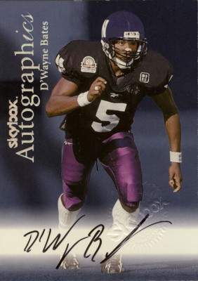 D'Wayne Bates 1999 Skybox Autographics