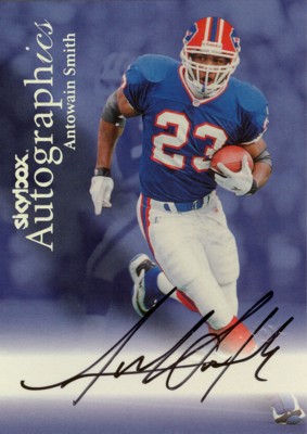 Antowain Smith 1999 Skybox Autographics