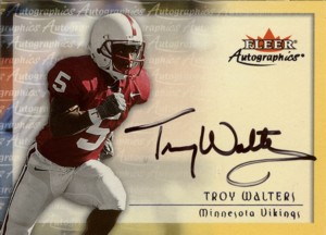 Troy Walters 2000 Fleer Autographics