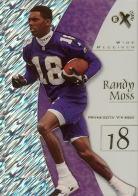 Randy Moss 1998 E-X 2001 Rookie Card