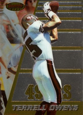 Terrell Owens 1996 Bowman 's Best Rookie Card