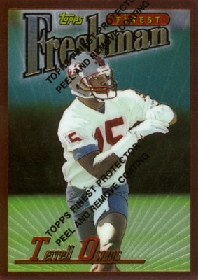 Terrell Owens 1996 Finest Rookie Card