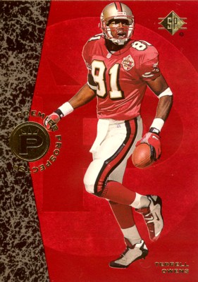 Terrell Owens 1996 SP Rookie Card