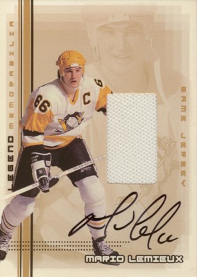 Mario Lemieux 2000/01 BAP Memorabilia Mario Lemieux Legends Autographs 6枚限定！
