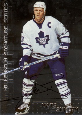 Mats Sundin 1999/2000 BAP Millennium Signatures