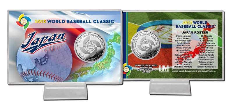 The Highland Mint (ハイランドミント) 2013 ワールドベースボールクラシック（WBC） 日本代表 シルバーコインカード (2013 WBC Japan Silver Coin Card)