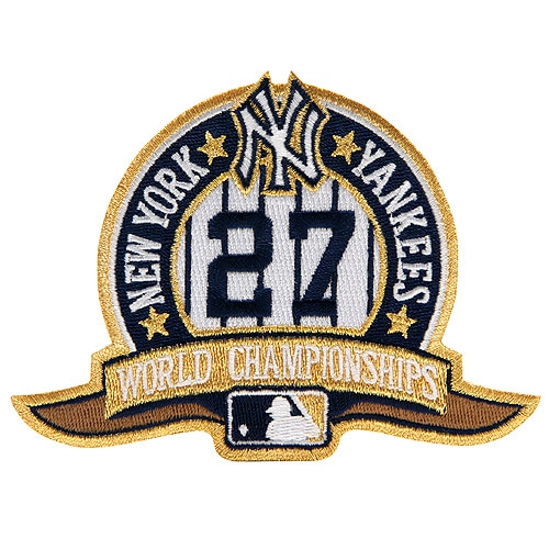 ニューヨークヤンキース 27thワールドシリーズチャンピオンズ記念パッチ