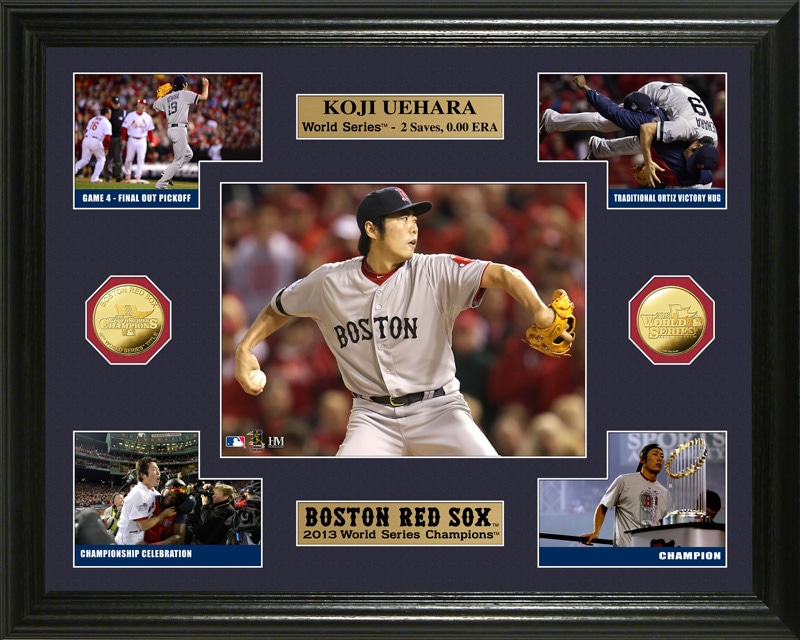 レッドソックス 上原浩治2013 ALCS MVP 記念メダル 額縁