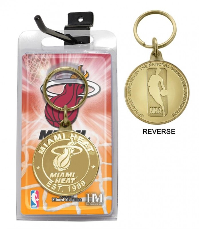 The Highland Mint (ハイランドミント) マイアミ・ヒート キーチェーン (Miami Heat Coin Key Chain)