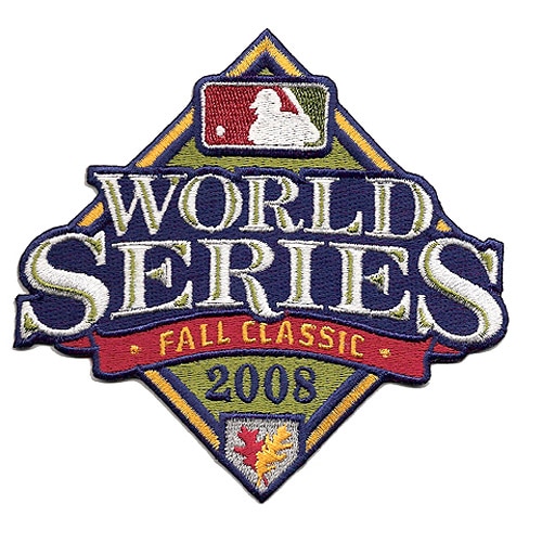 2008 ワールドシリーズ・ロゴパッチ/MLB 2008 World Series LOGO Patch