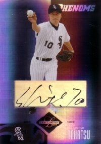 高津 臣吾　2004 Leaf Limited Phenoms Rookie Autograph 99枚限定！