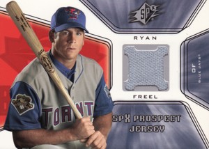 MLB 2001 SPX PROSPECT JERSEY イチローサインカード Ryan Freel 2001