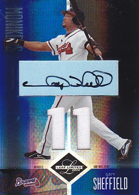 MLBカード【ゲーリー シェフィールド】2004 Leaf Limited Monikers
